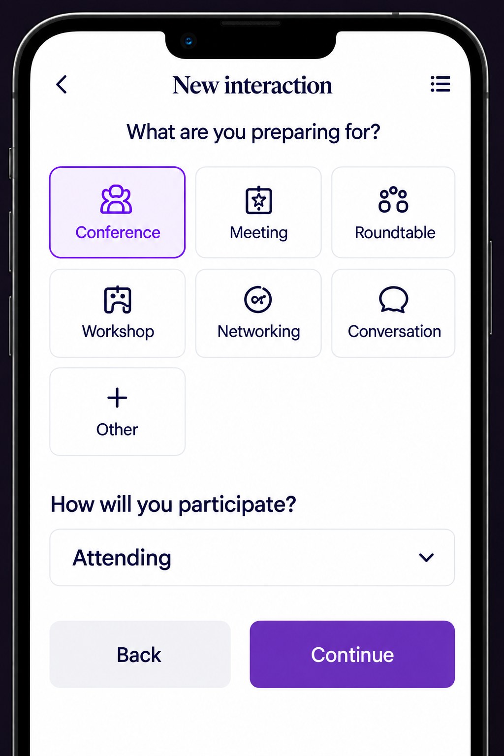 What are you preparing for? screen in Arethino